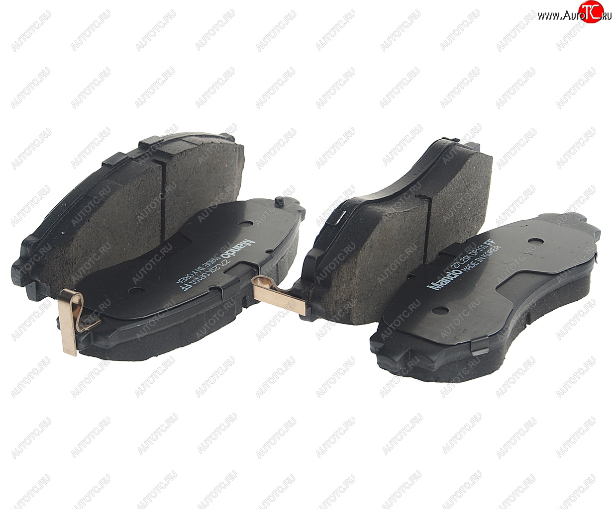 1 059 р. Колодки тормозные DAEWOO Nexia,Nubira CHEVROLET Lacetti (03-) передние (4шт.) MANDO MANDO mpd08ns  с доставкой в г. Кемерово