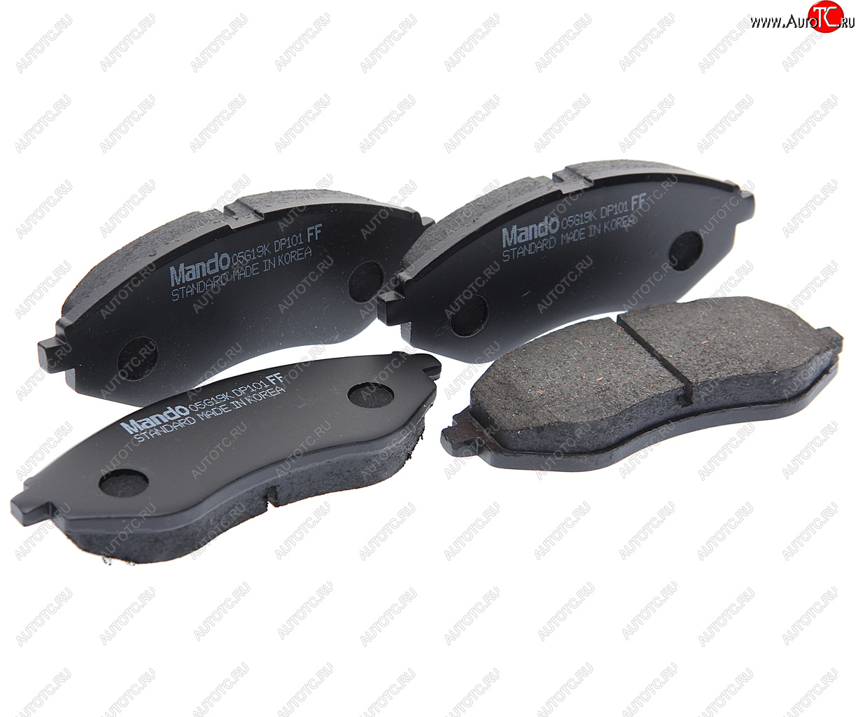 959 р. Колодки тормозные CHEVROLET Aveo передние (4шт.) MANDO MANDO mpd16  с доставкой в г. Кемерово
