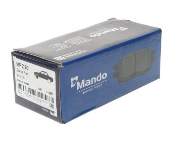 1 359 р. Колодки тормозные SSANGYONG Rexton (02-) передние (4шт.) MANDO MANDO mpd20  с доставкой в г. Кемерово. Увеличить фотографию 2