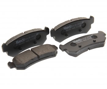 849 р. Колодки тормозные CHEVROLET Lacetti (-06),Nubira (1.41.8) (03-) задние (4шт.) MANDO MANDO mpd22  с доставкой в г. Кемерово. Увеличить фотографию 1