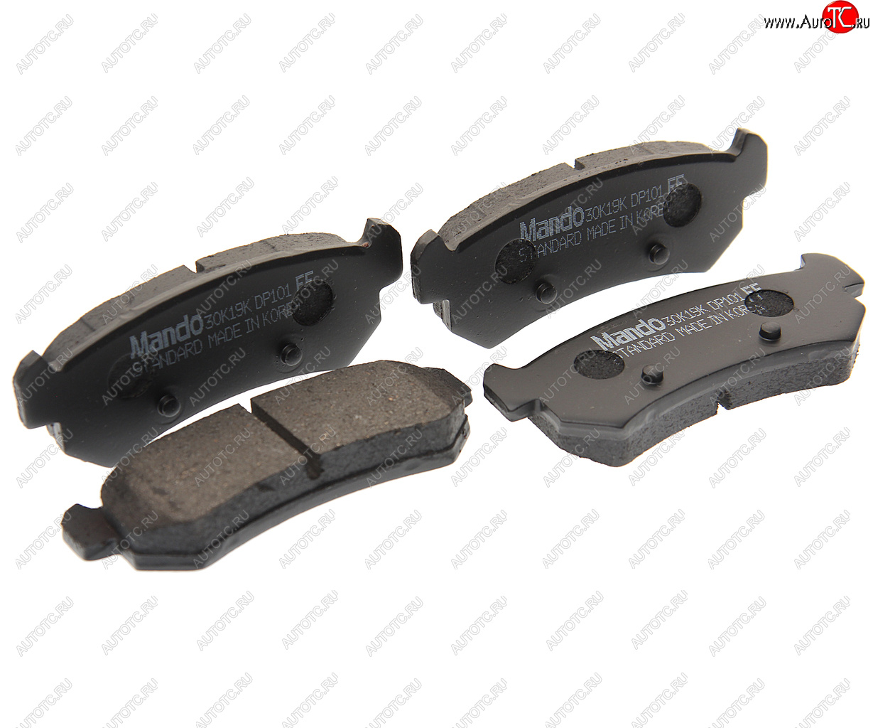 849 р. Колодки тормозные CHEVROLET Lacetti (-06),Nubira (1.41.8) (03-) задние (4шт.) MANDO MANDO mpd22  с доставкой в г. Кемерово