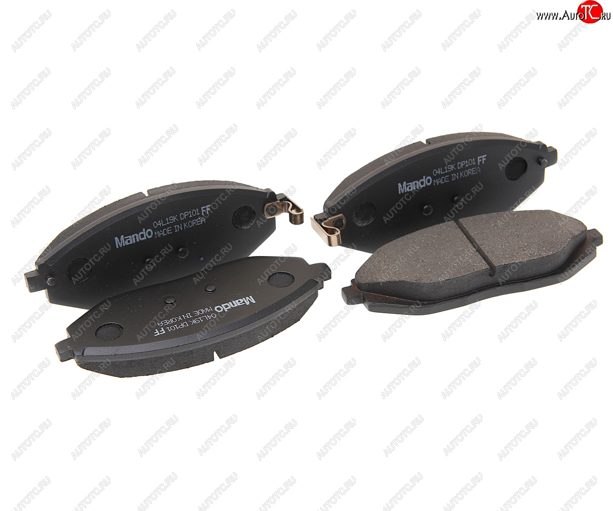 1 279 р. Колодки тормозные CHEVROLET Spark (10-) передние (4шт.) MANDO MANDO mpd34 MANDO mpd34  с доставкой в г. Кемерово
