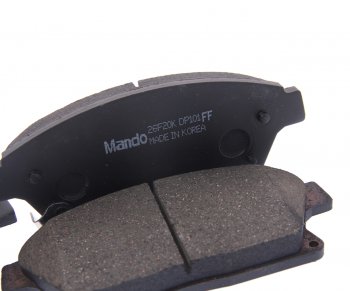 1 749 р. Колодки тормозные CHEVROLET Cruze (09-),Orlando (11-) OPEL Astra J передние (4шт.) (16) MANDO MANDO mpd35 MANDO mpd35  с доставкой в г. Кемерово. Увеличить фотографию 2