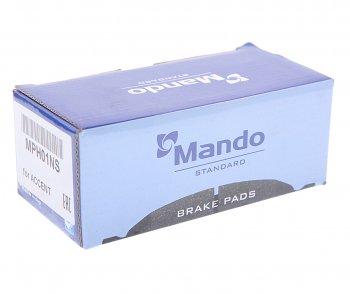 1 199 р. Колодки тормозные HYUNDAI Accent (99-),Getz,Coupe передние (4шт.) MANDO MANDO mph01ns MANDO mph01ns  с доставкой в г. Кемерово. Увеличить фотографию 3