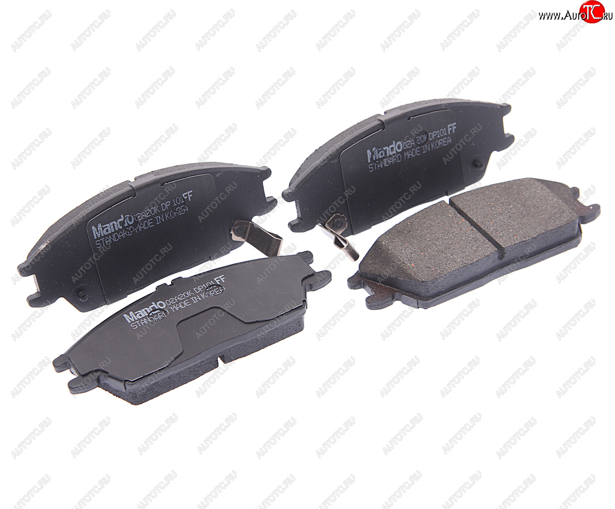 1 199 р. Колодки тормозные HYUNDAI Accent (99-),Getz,Coupe передние (4шт.) MANDO MANDO mph01ns MANDO mph01ns  с доставкой в г. Кемерово