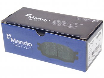 669 р. Колодки тормозные передние (4шт.) MANDO Hyundai Elantra J1 седан (1990-1995)  с доставкой в г. Кемерово. Увеличить фотографию 2