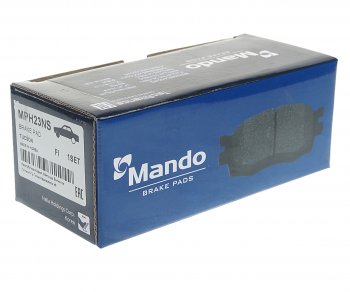 1 789 р. Колодки тормозные HYUNDAI Tucson KIA Sportage (04-) передние (4шт.) MANDO MANDO mph23ns MANDO mph23ns  с доставкой в г. Кемерово. Увеличить фотографию 2