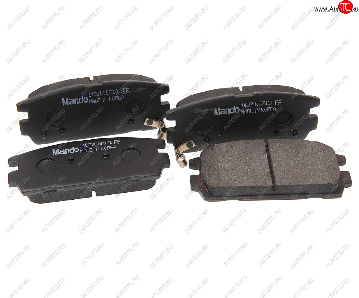 1 199 р. Колодки тормозные HYUNDAI Terracan (01-) задние (4шт.) MANDO MANDO mph25  с доставкой в г. Кемерово