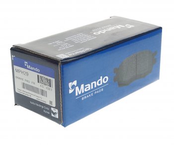 1 049 р. Колодки тормозные HYUNDAI Elantra (00-),Matrix (02-) передние (4шт.) MANDO MANDO mph29  с доставкой в г. Кемерово. Увеличить фотографию 2
