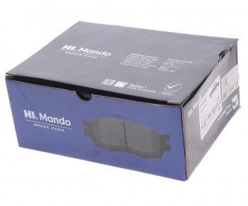 2 299 р. Колодки тормозные HYUNDAI HD65,72,County дисковые передние (4шт.) MANDO MANDO mph32  с доставкой в г. Кемерово. Увеличить фотографию 3