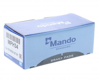 2 079 р. Колодки тормозные HYUNDAI Santa Fe (06-),H-1 KIA Sorento (06-) задние (4шт.) MANDO MANDO mph34 MANDO mph34  с доставкой в г. Кемерово. Увеличить фотографию 2