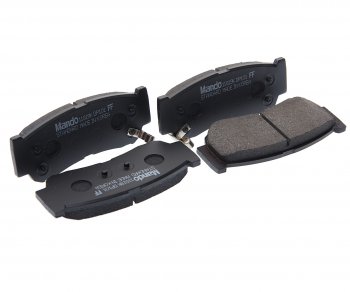 2 079 р. Колодки тормозные HYUNDAI Santa Fe (06-),H-1 KIA Sorento (06-) задние (4шт.) MANDO MANDO mph34 MANDO mph34  с доставкой в г. Кемерово. Увеличить фотографию 1