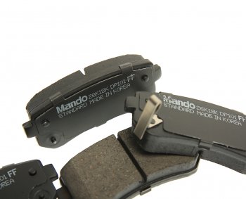 2 069 р. Колодки тормозные HYUNDAI Accent (06-),i30 KIA Ceed,Rio (05-) задние (4шт.) MANDO MANDO mph35ns  с доставкой в г. Кемерово. Увеличить фотографию 2