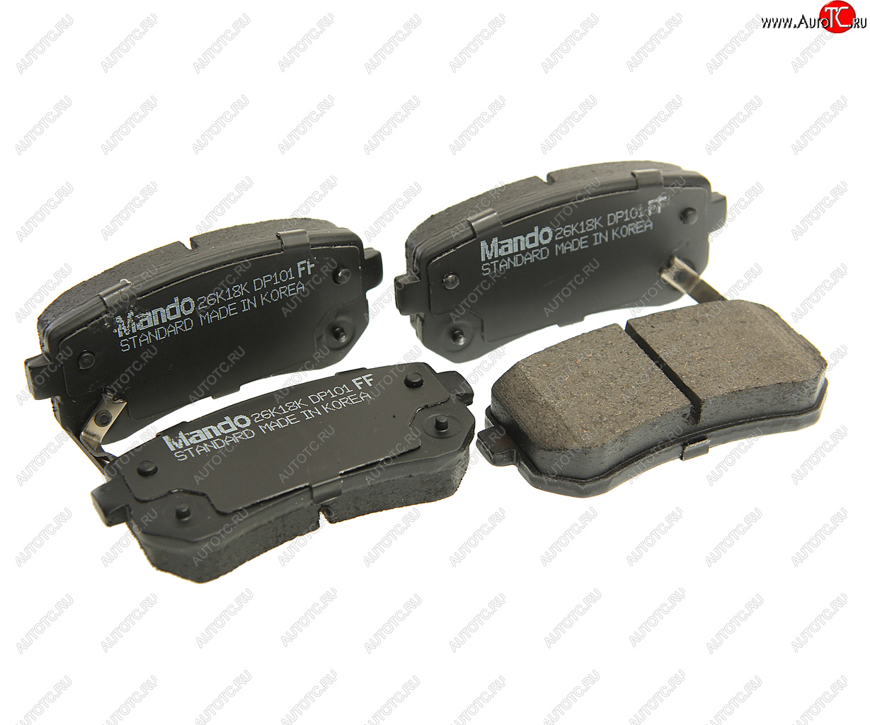 2 069 р. Колодки тормозные HYUNDAI Accent (06-),i30 KIA Ceed,Rio (05-) задние (4шт.) MANDO MANDO mph35ns  с доставкой в г. Кемерово