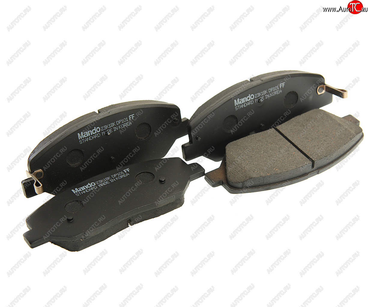 2 769 р. Колодки тормозные передние (4шт.) MANDO Hyundai Santa Fe DM дорестайлинг (2012-2016)  с доставкой в г. Кемерово
