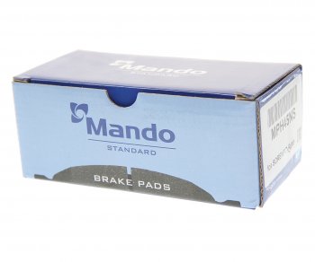 2 099 р. Колодки тормозные HYUNDAI Santa Fe (10-) KIA Sorento (09-) задние (4шт.) MANDO MANDO mph45ns  с доставкой в г. Кемерово. Увеличить фотографию 2