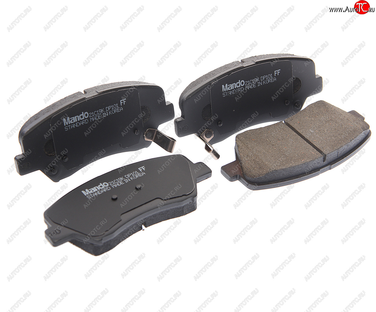 2 779 р. Колодки тормозные передние (4шт.) R15 MANDO Hyundai Elantra CN7 (2020-2023)  с доставкой в г. Кемерово