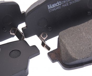 1 039 р. Колодки тормозные HYUNDAI Elantra (11-) передние (4шт.) MANDO MANDO mph50 MANDO mph50  с доставкой в г. Кемерово. Увеличить фотографию 2