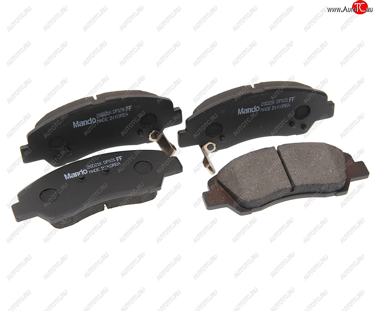 599 р. Колодки тормозные HYUNDAI i10 (13-) передние (4шт.) MANDO MANDO mph54  с доставкой в г. Кемерово