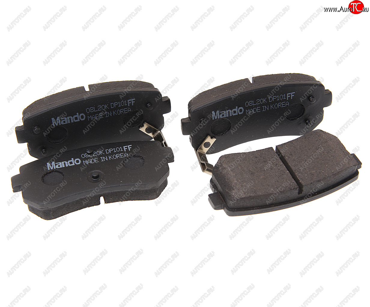 669 р. Колодки тормозные HYUNDAI Elantra (14-) (14) (4шт.) MANDO MANDO mph58  с доставкой в г. Кемерово