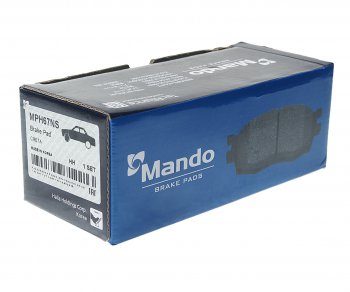 2 989 р. Колодки тормозные HYUNDAI Creta (17-),i30 KIA Ceed (07-) передние (4шт.) MANDO MANDO mph67ns MANDO mph67ns  с доставкой в г. Кемерово. Увеличить фотографию 2