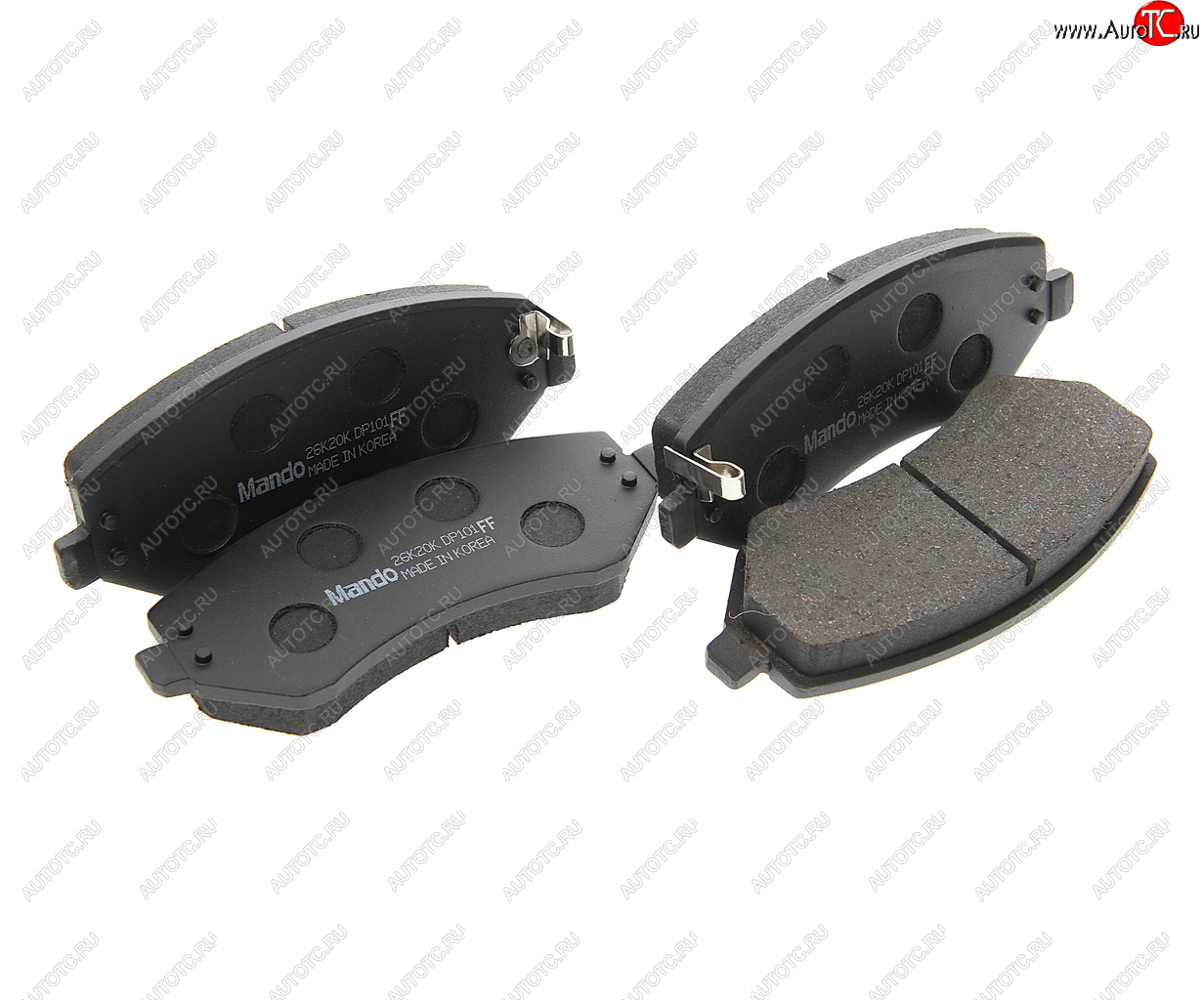 2 099 р. Колодки тормозные CHRYSLER Voyager 3 JEEP Cherokee KJ передние (4шт.) MANDO MANDO mpj01  с доставкой в г. Кемерово