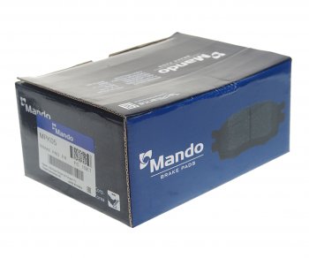 1 589 р. Колодки тормозные KIA Sephia (97-) передние (4шт.) MANDO MANDO mpk05 MANDO mpk05  с доставкой в г. Кемерово. Увеличить фотографию 2