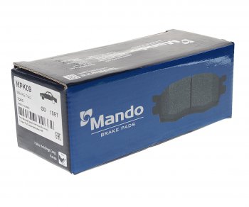 1 089 р. Колодки тормозные передние (4шт.) MANDO KIA Bongo PU 4- рестайлинг (2012-2025)  с доставкой в г. Кемерово. Увеличить фотографию 2