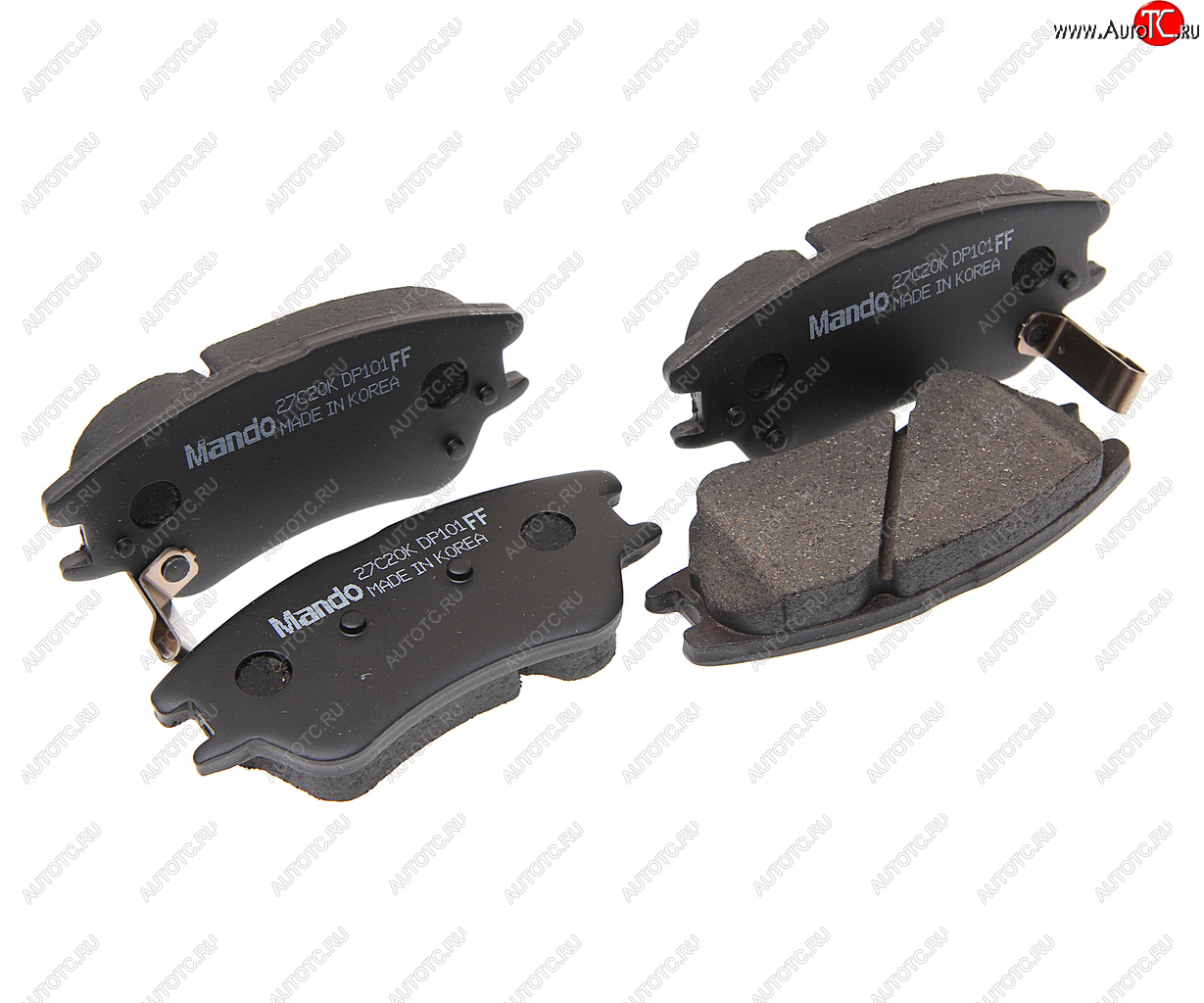 749 р. Колодки тормозные HYUNDAI Atos (05-) передние (4шт.) MANDO MANDO mpk22 MANDO mpk22  с доставкой в г. Кемерово