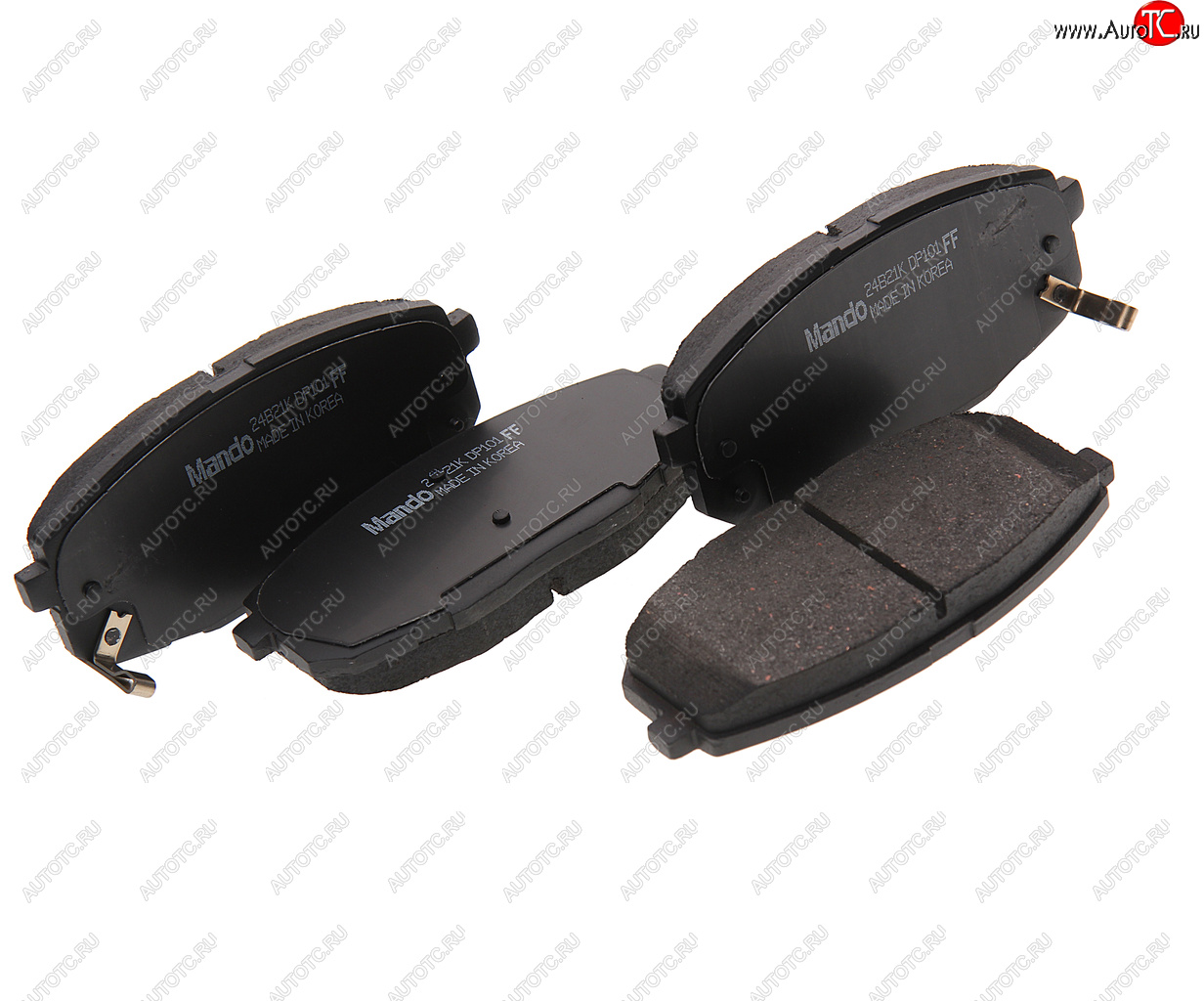 1 659 р. Колодки тормозные KIA Carens (02-),Ceed (07-) передние (4шт.) MANDO MANDO mpk23ns MANDO mpk23ns  с доставкой в г. Кемерово