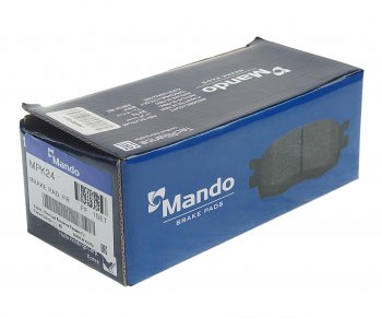 849 р. Колодки тормозные KIA Rio (02-),Spectra,Carens передние (4шт.) MANDO MANDO mpk24 MANDO mpk24  с доставкой в г. Кемерово. Увеличить фотографию 2