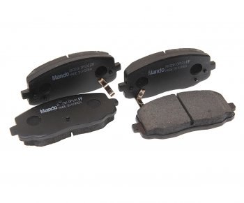 859 р. Колодки тормозные HYUNDAI i10 KIA Picanto (04-) передние (4шт.) MANDO MANDO mpk25 MANDO mpk25  с доставкой в г. Кемерово. Увеличить фотографию 1