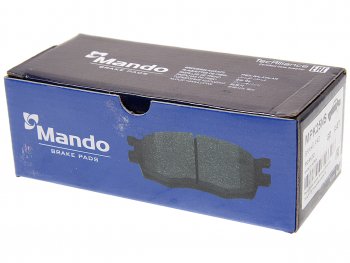899 р. Колодки тормозные HYUNDAI i10 KIA Picanto (04-) передние (4шт.) MANDO MANDO mpk25ns  с доставкой в г. Кемерово. Увеличить фотографию 2