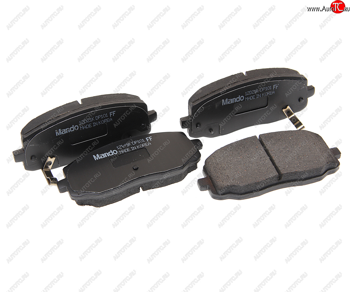 899 р. Колодки тормозные HYUNDAI i10 KIA Picanto (04-) передние (4шт.) MANDO MANDO mpk25ns  с доставкой в г. Кемерово