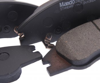1 329 р. Колодки тормозные KIA Cerato (06-) передние (4шт.) MANDO MANDO mpk28  с доставкой в г. Кемерово. Увеличить фотографию 2