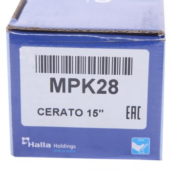 1 329 р. Колодки тормозные KIA Cerato (06-) передние (4шт.) MANDO MANDO mpk28  с доставкой в г. Кемерово. Увеличить фотографию 4