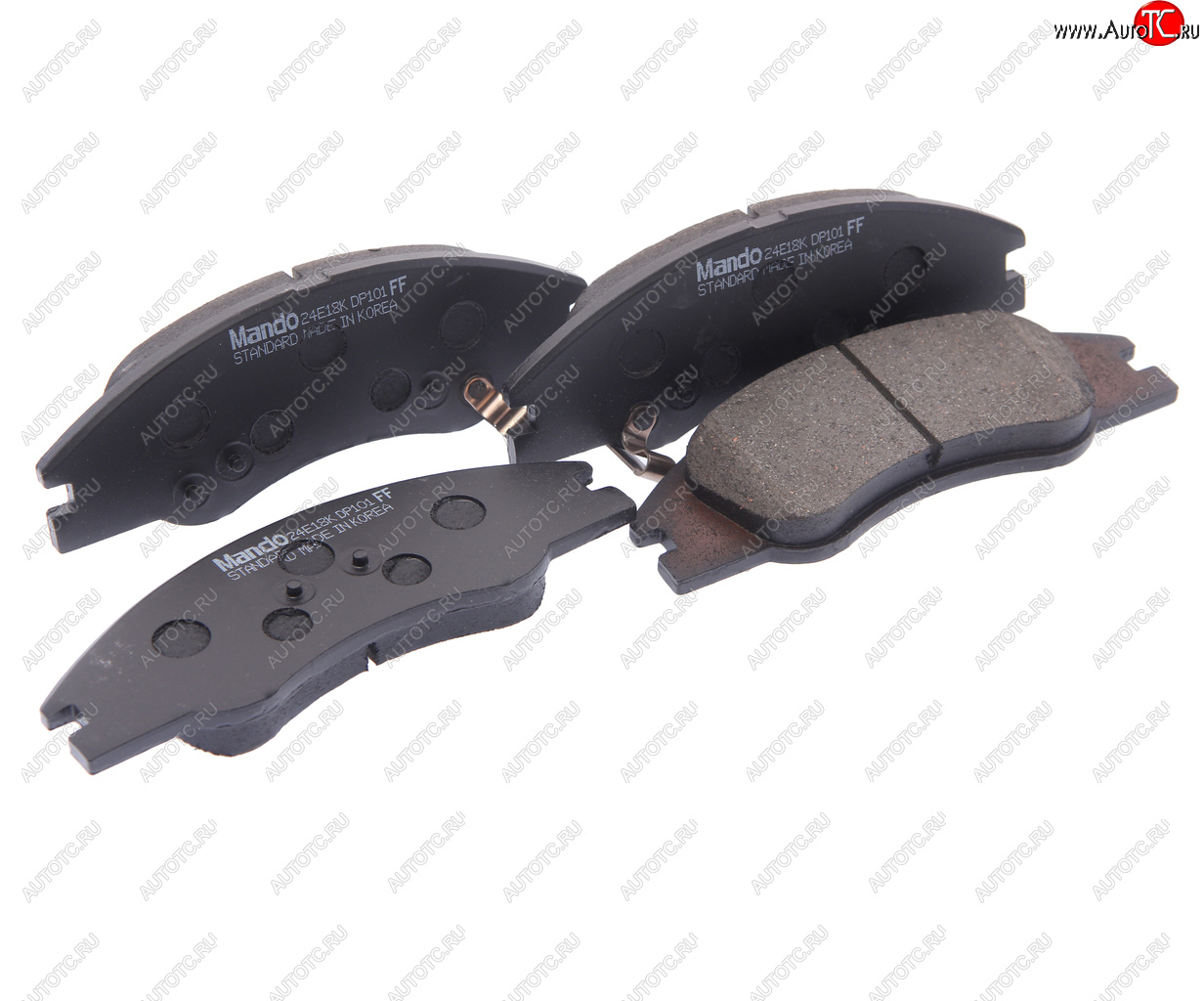 1 329 р. Колодки тормозные KIA Cerato (06-) передние (4шт.) MANDO MANDO mpk28  с доставкой в г. Кемерово