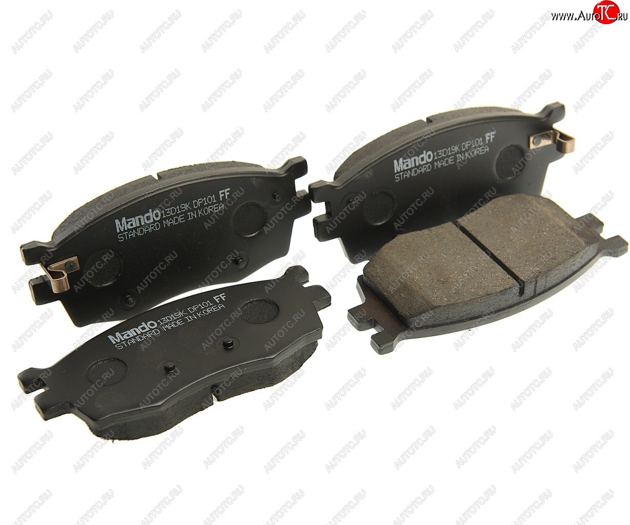 2 299 р. Колодки тормозные KIA Rio (05-) передние (4шт.) MANDO MANDO mpk29 MANDO mpk29  с доставкой в г. Кемерово