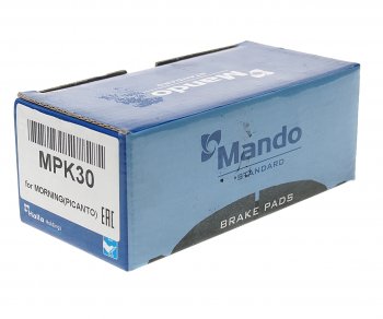 639 р. Колодки тормозные KIA Picanto задние (4шт.) MANDO MANDO mpk30 MANDO mpk30  с доставкой в г. Кемерово. Увеличить фотографию 2