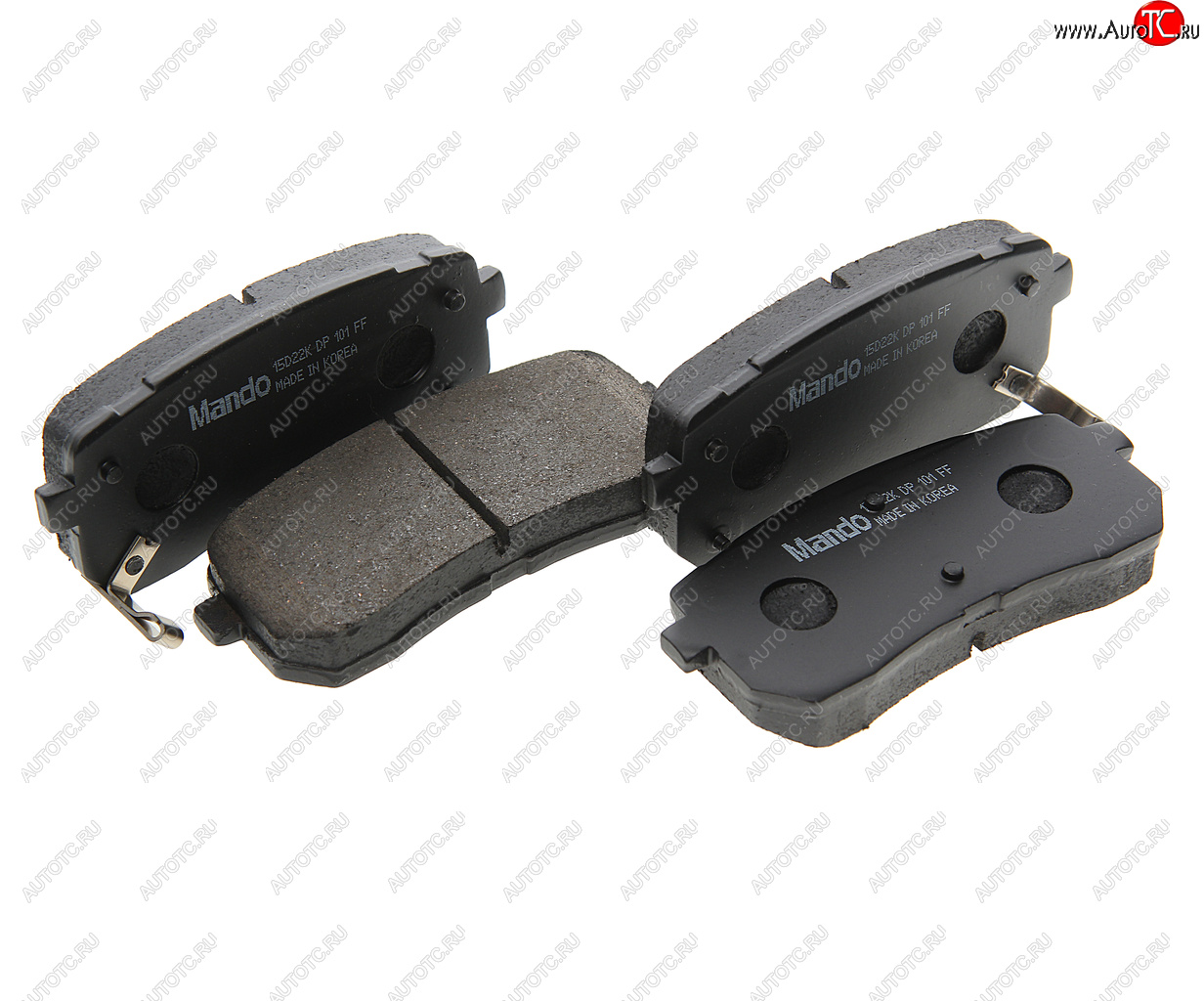1 069 р. Колодки тормозные KIA Carnival (05-) задние (4шт.) MANDO MANDO mpk33 MANDO mpk33  с доставкой в г. Кемерово
