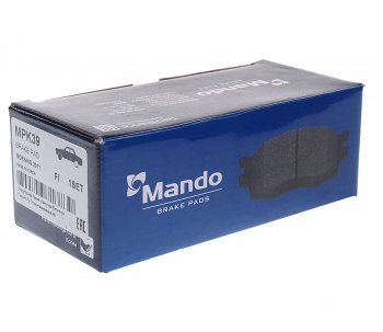 1 059 р. Колодки тормозные KIA Picanto (11-) передние (4шт.) MANDO MANDO mpk39 MANDO mpk39  с доставкой в г. Кемерово. Увеличить фотографию 2