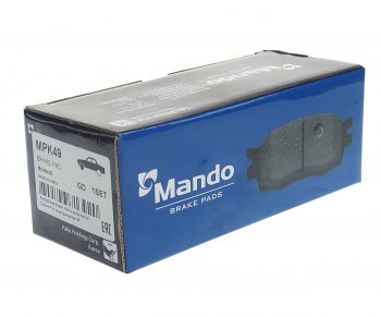 1 579 р. Колодки тормозные KIA Mohave (08-) передние (4шт.) MANDO MANDO mpk49 MANDO mpk49  с доставкой в г. Кемерово. Увеличить фотографию 2