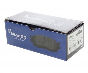 919 р. Колодки тормозные MITSUBISHI Lancer передние (4шт.) MANDO MANDO mpm02 MANDO mpm02  с доставкой в г. Кемерово. Увеличить фотографию 2