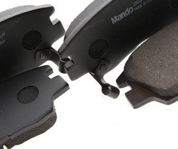 949 р. Колодки тормозные MITSUBISHI L200 (86-96),Pajero (91-97) передние (4шт.) MANDO MANDO mpm03 MANDO mpm03  с доставкой в г. Кемерово. Увеличить фотографию 2