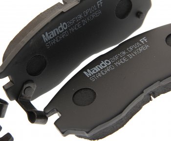 1 049 р. Колодки тормозные MITSUBISHI Galant,Lancer (88-00) (1.82.0) передние (4шт.) MANDO MANDO mpm04  с доставкой в г. Кемерово. Увеличить фотографию 2