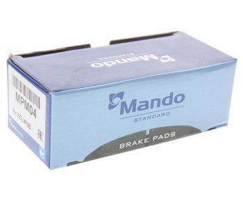 1 049 р. Колодки тормозные MITSUBISHI Galant,Lancer (88-00) (1.82.0) передние (4шт.) MANDO MANDO mpm04  с доставкой в г. Кемерово. Увеличить фотографию 3