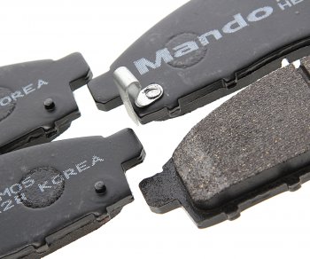 2 189 р. Колодки тормозные MITSUBISHI Pajero Sport,Montero Sport (08-),L200 (06-) передние (4шт.) MANDO MANDO mpm05 MANDO mpm05  с доставкой в г. Кемерово. Увеличить фотографию 2