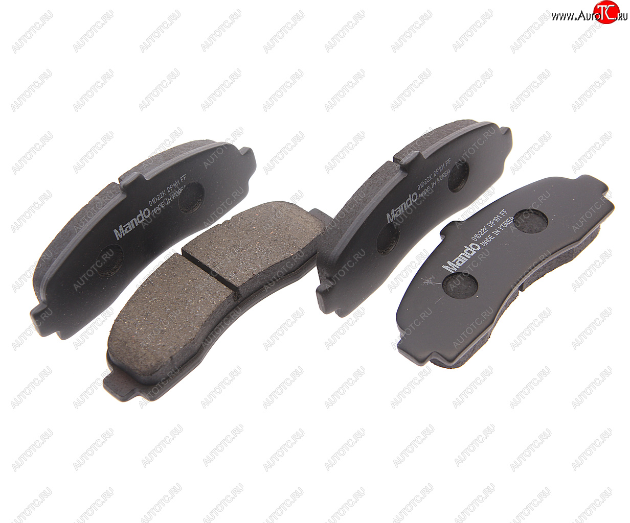 799 р. Колодки тормозные NISSAN Micra (92-02) передние (4шт.) MANDO MANDO mpn02  с доставкой в г. Кемерово
