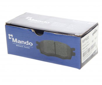 999 р. Колодки тормозные NISSAN 100 NX (90-94),Sunny (90-95) передние (4шт.) MANDO MANDO mpn03 MANDO mpn03  с доставкой в г. Кемерово. Увеличить фотографию 2