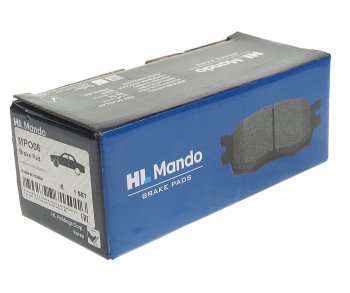 1 399 р. Колодки тормозные HONDA Civic (1.8) (06-) передние (4шт.) MANDO MANDO mpo06 MANDO mpo06  с доставкой в г. Кемерово. Увеличить фотографию 2